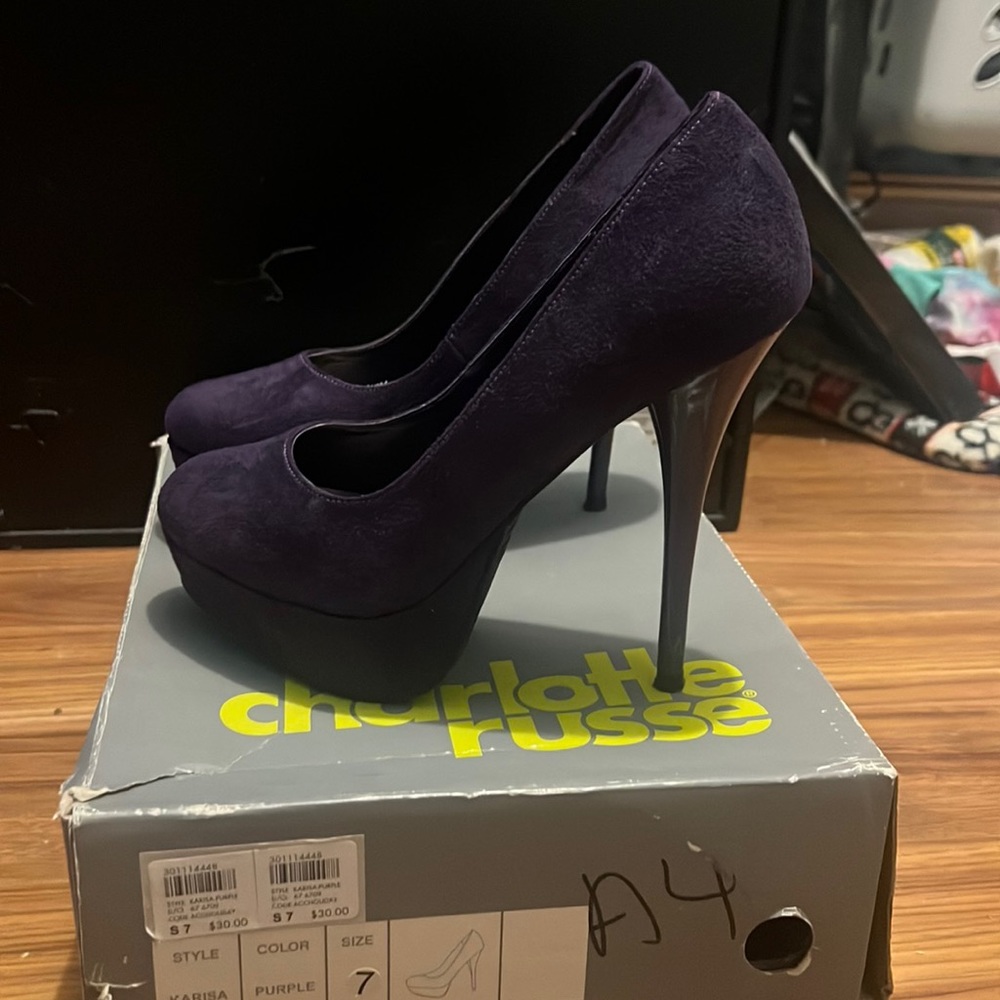 Purple heels